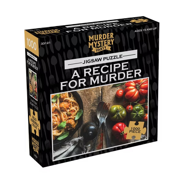 A RECIPE FOR MURDER MYSTERY PUZZLE