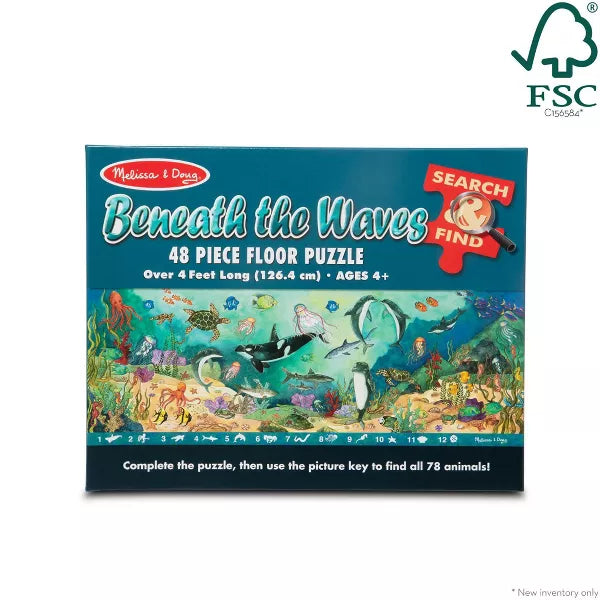 MELISSA AND DOUG SEARCH AND FIND BENEATH THE WAVES PUZZLE