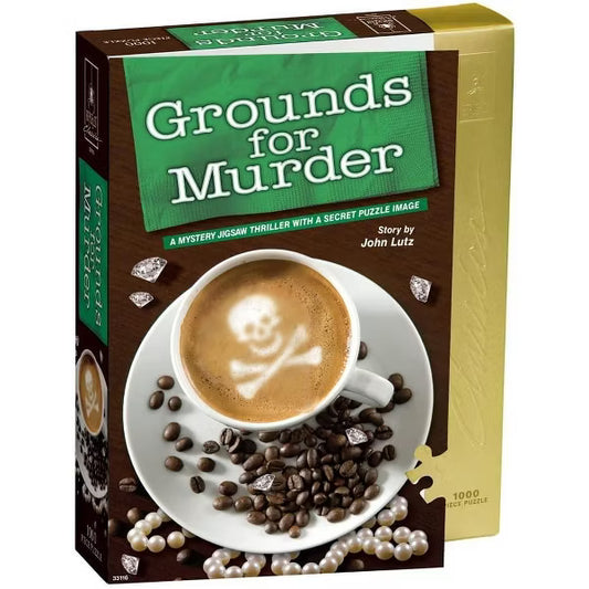 GROUNDS FOR MURDER MYSTERY PUZZLE