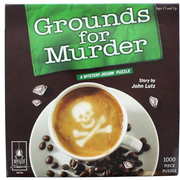 GROUNDS FOR MURDER MYSTERY PUZZLE