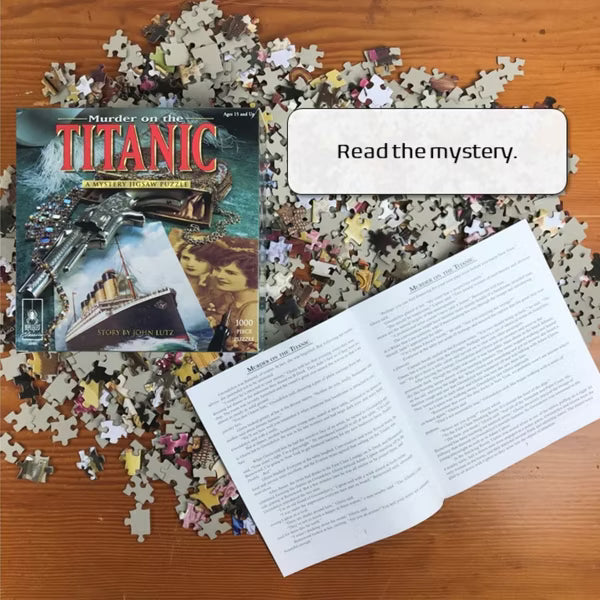 MURDER ON THE TITANIC MYSTERY PUZZLE