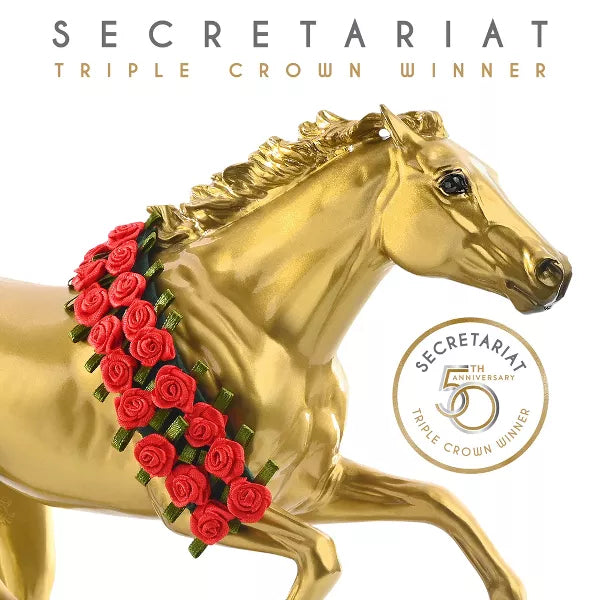 SECRETARIAT 50TH ANNIVERSARY TRIPLE CROWN WINNER THOROUGHBRED