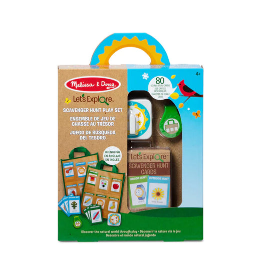 MELISSA & DOUG LET'S EXPLORE SCAVENGER HUNT PLAY SET