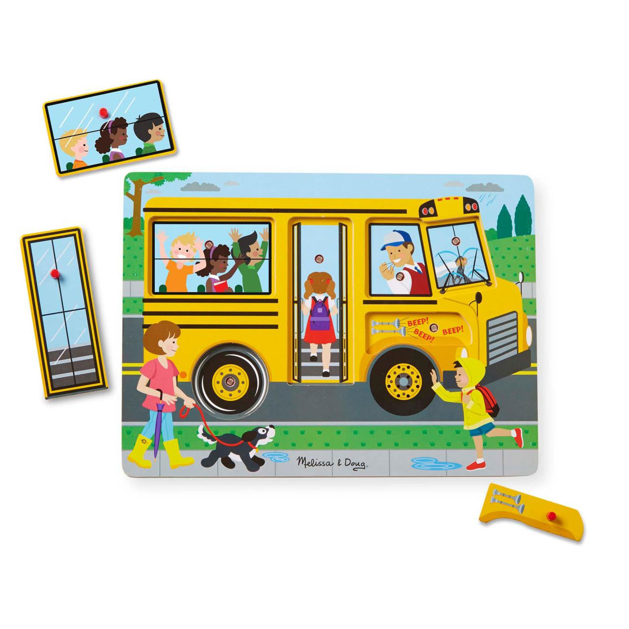 SEE AND HEAR SCHOOL BUS PUZZLE