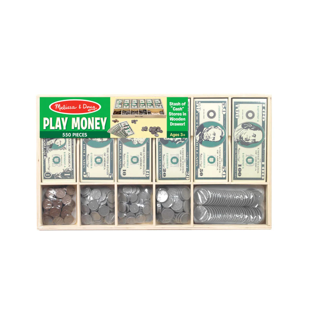 MELISSA & DOUG PLAY MONEY SET