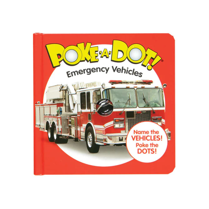 MELISSA AND DOUG POKE-A-DOT! EMERGENCY VEHICLES