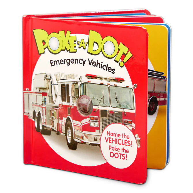 MELISSA AND DOUG POKE-A-DOT! EMERGENCY VEHICLES