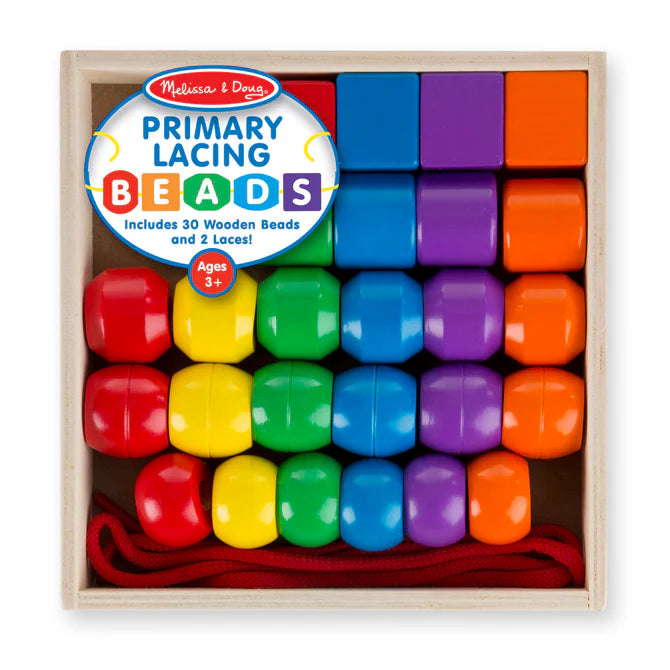 MELISSA & DOUG PRIMARY LACING BEADS