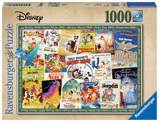 DISNEY VINTAGE MOVIE POSTERS 1000 PIECE