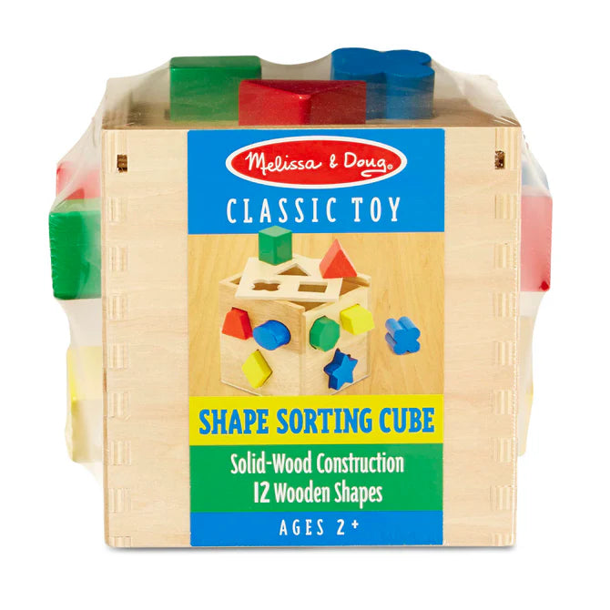 MELISSA & DOUG SHAPE SORTING CUBE