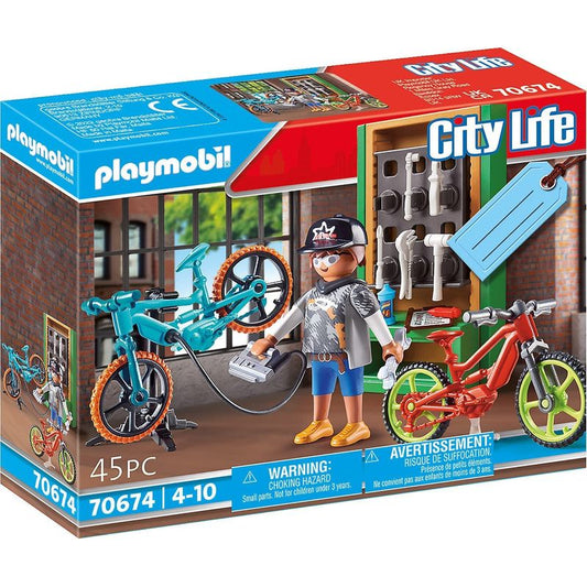 PLAYMOBIL 70674 BIKE WORKSHOP GIFT SET