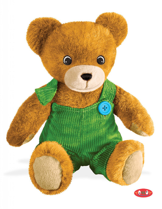 CORDUROY BEAR 13" SOFT TOY