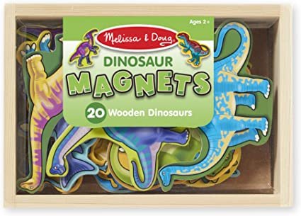 WOODEN DINOSAUR MAGNETS