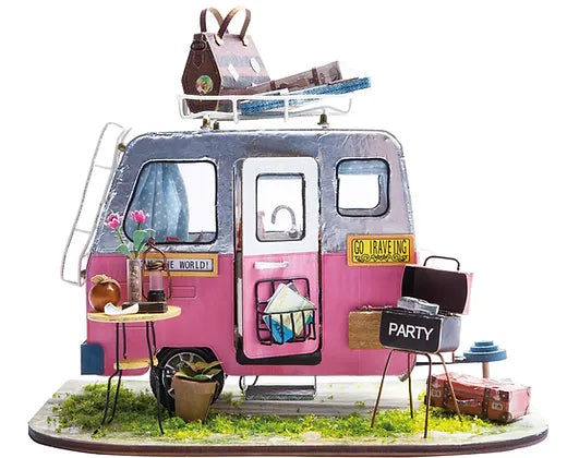 DIY MINIATURE HOUSE "HAPPY CAMPER"