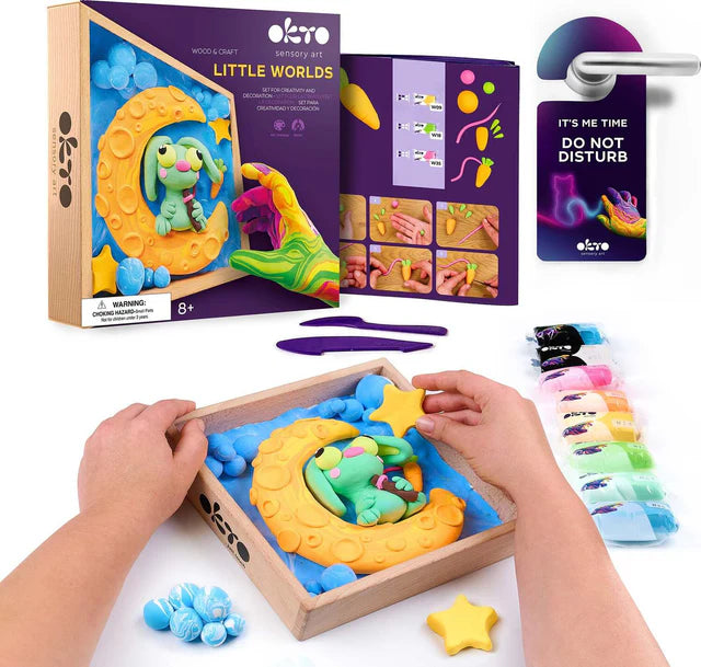 LITTLE WORLDS BUNNY MOON SENSORY ART