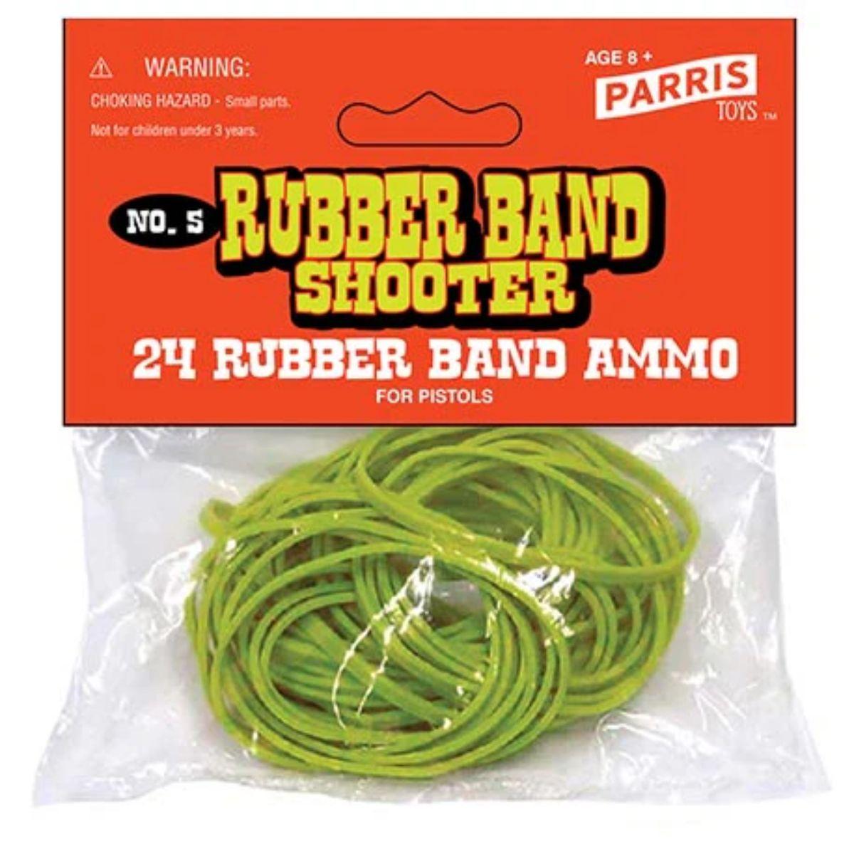 24 COUNT RUBBER BAND AMMO FOR PISTOL