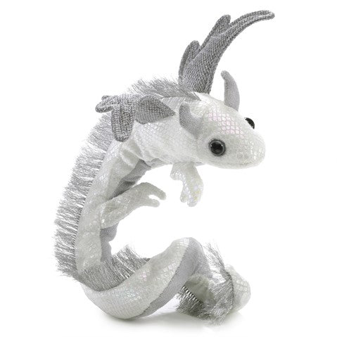 PEARL DRAGON WRIST PUPPET