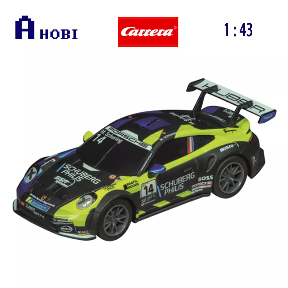 PORSCHE 911 GT3 CUP (992) HUBER RACING, NO.14 1:43 SCALE CARRERA SLOT CAR