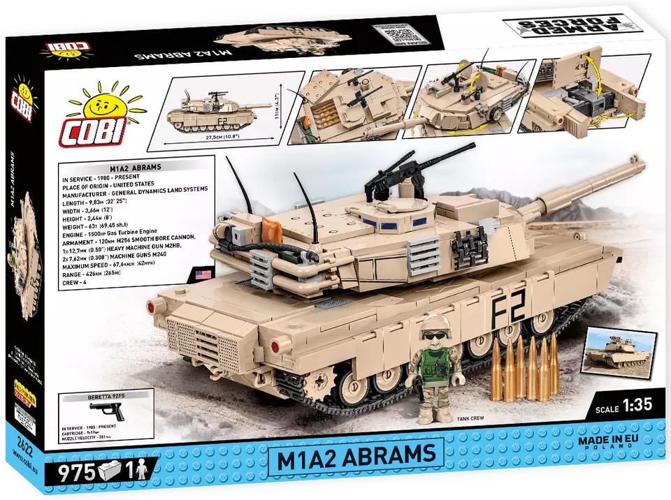 COBI M1A2 ABRAMS TANK