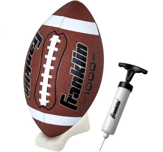 OFFICIAL SIZE FOOTBALL   PUMP & TEE SET